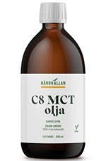 En Brun Flaska MCT-Olja 